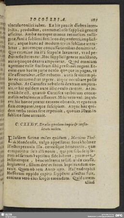 CCCXXXIV. De alio quodam impio & conscelerato milite