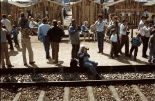 Immendingen: Eisenbahnfans erwarten Zug