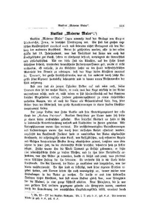 Ruskins "Moderne Maler"