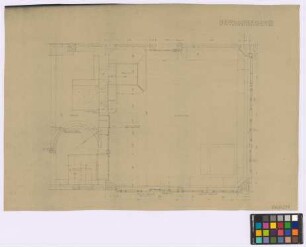Zarten ([Landkreis Freiburg]): Pfändlerhof. Wohnstube (Grundriss)