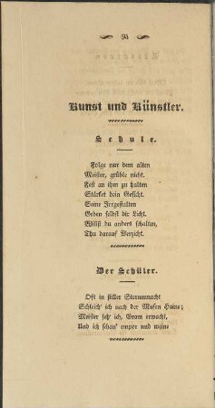 Kunst und Künstler.