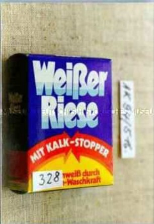 Spielzeug-Faltschachtel für "Weißer Riese MIT KALK-STOPPER"