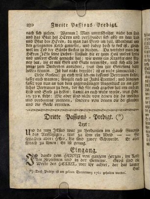 230-237, Dritte Passions-Predigt