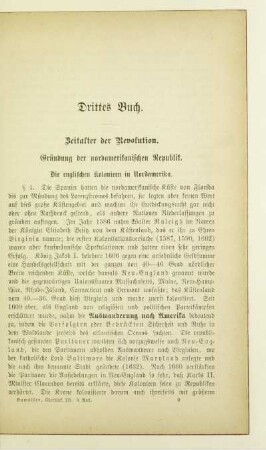 Drittes Buch. Zeitalter der Revolution