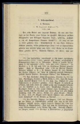 V. Lehrerpersonal.