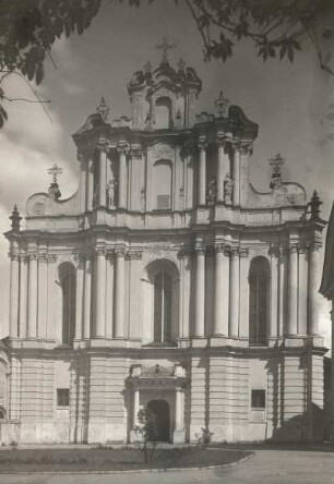 Vilnius. Johanniskirche. Außenansicht vom Universitätshof aus