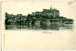 Meißen. Altstadt, Burgberg und Elbbrücke