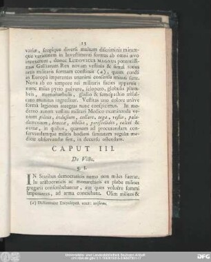 Caput III. De Victu.