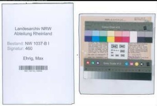 Entnazifizierung Max Ehrig , geb. 05.01.1900 (Muehlenbauer)