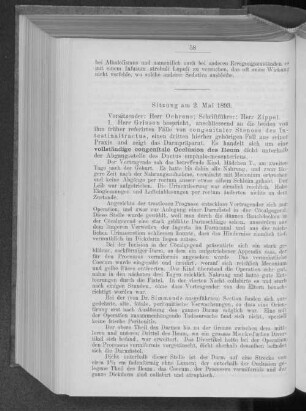 Sitzung am 2. Mai 1893.