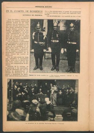 En el cuartel de Bomberos - Entrega de premios