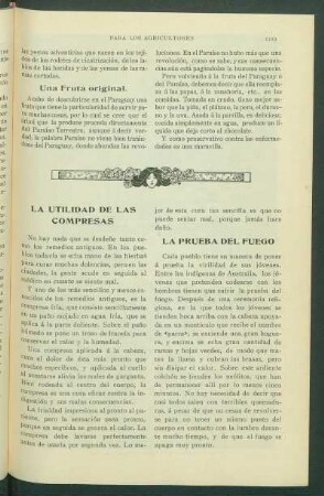 La utilidad de las compresas