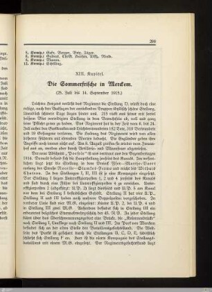 XIII. Die Sommerfrische in Merckem