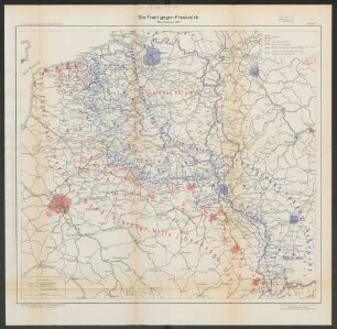 Beilage 3. Die Front gegen Frankreich. Mitte November 1917.