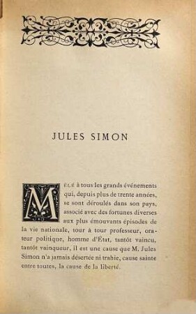 Jules Simon : Par Ernest Daudet