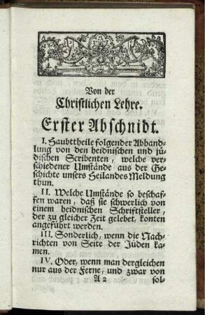Erster Abschnidt.