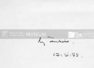 Autograph von Roy Jenkins, britischer Politiker