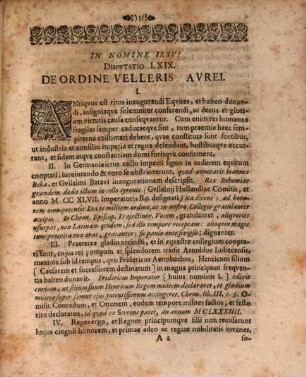 Strictvrae Qvaedam Ad Ordines Eqvestres, sigillatim Ad Bvrgvndicvm, Qvi Velleris Avrei appellatur