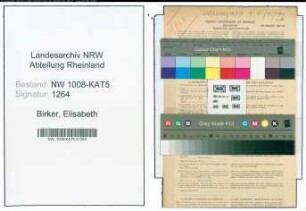Entnazifizierung Elisabeth Birker , geb. 01.10.1921 (Stenotypistin)