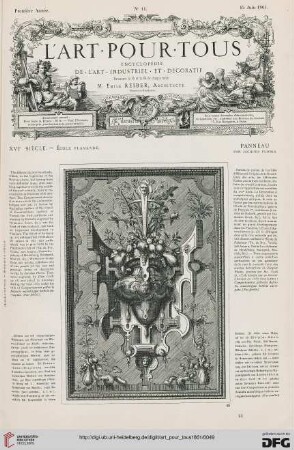 No 11 (15 Juin 1861)