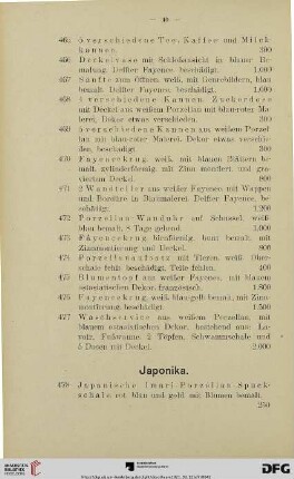 Japonika (Nr. 478-508)