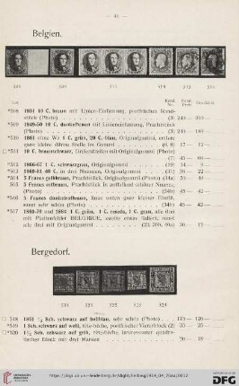 Belgien (Nr. 508-517)