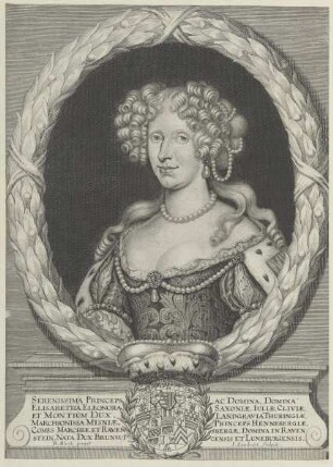 Bildnis der Elisabetha Eleonora Saxoniae