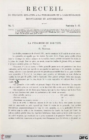 5: La pyramide du roi Teti