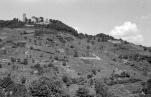 Heppenheim: Heppenheim mit Blick auf Starkenburg