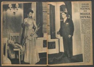 Gran éxito teatral de María Duval