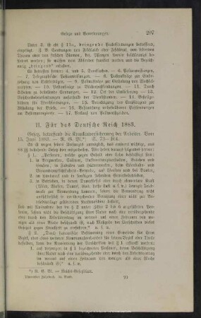 III.2.1 Gesetz, betreffend die Krankenversicherung der Arbeiter. Vom 15. Juni 1883.