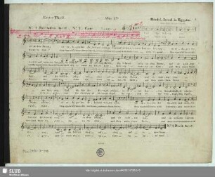 Alto 2. [enth. hss. Eintragungen; 3x]