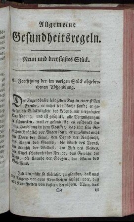 Neun und dreißigstes Stück.