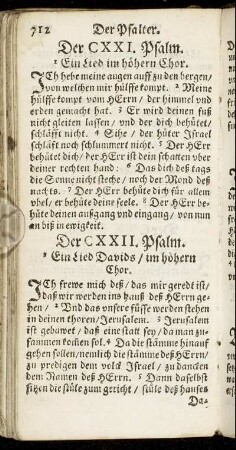 Der CXXI. Psalm. - Der CL. Psalm.