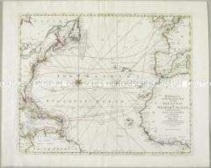 Bowles's new Pocket-Map of the Atlantic or Western Ocean