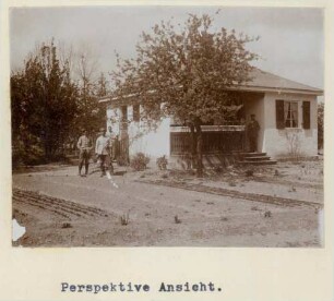Foto der Vorderansicht des Offizierserholungsheims des I. Badischen Pionier-Bataillons 14 in Savigny-sur-Aisne