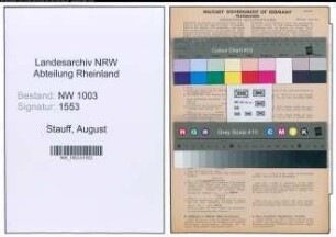 Entnazifizierung August Stauff , geb. 08.08.1898 (Elektriker)