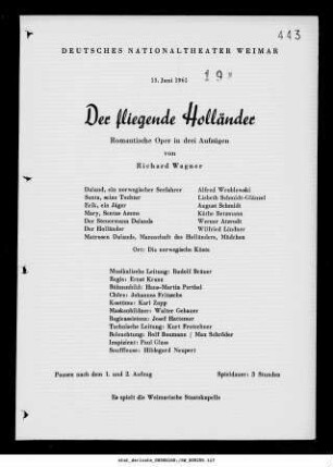 Der fliegende Holländer