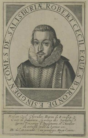 Bildnis des Grafen Robert Cecil von Salisbury