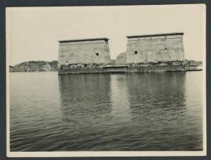 Teil des Philae Tempels