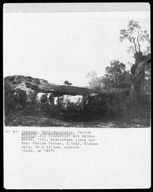 Hirtenstücke — Ein Rinderhirt mit seiner Herde