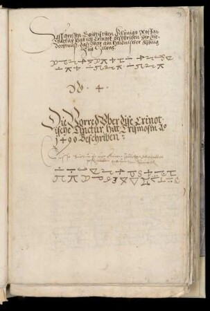 No. 4: Des grossen Egibtischen Khönigs Hoffar Tinctur [...] (a. 1490)