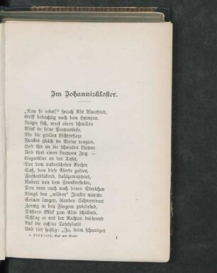 Im Johanniskloster