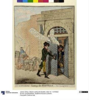 Citizens visiting the Bastille
