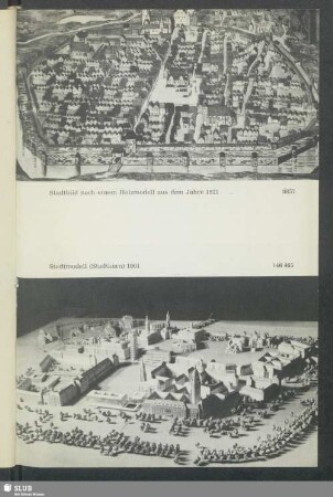 Stadtmodell (Stadtkern) 1961