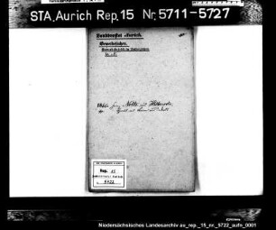 Hausierkonzessionen und -gesuche: Franz Note aus Hilkerode, Leinenhandel