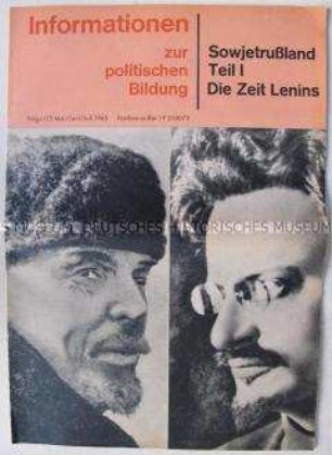 Heft aus der Reihe "Informationen zur politischen Bildung" zur Geschichte der Sowjetunion - Sachkonvolut