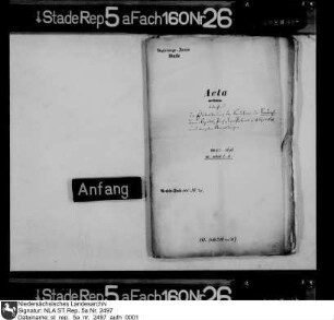Liquidation mit den Gläubigern des Verdener Domkapitels