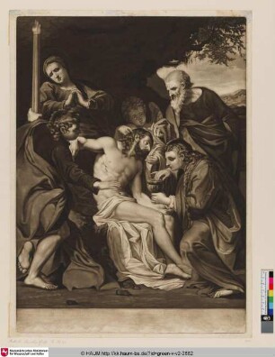 [Die Grablegung Christi; Jésus mis au tombeau; The Lamentation]