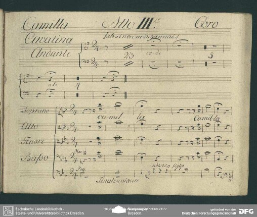 Coro: "Camilla Camilla"
